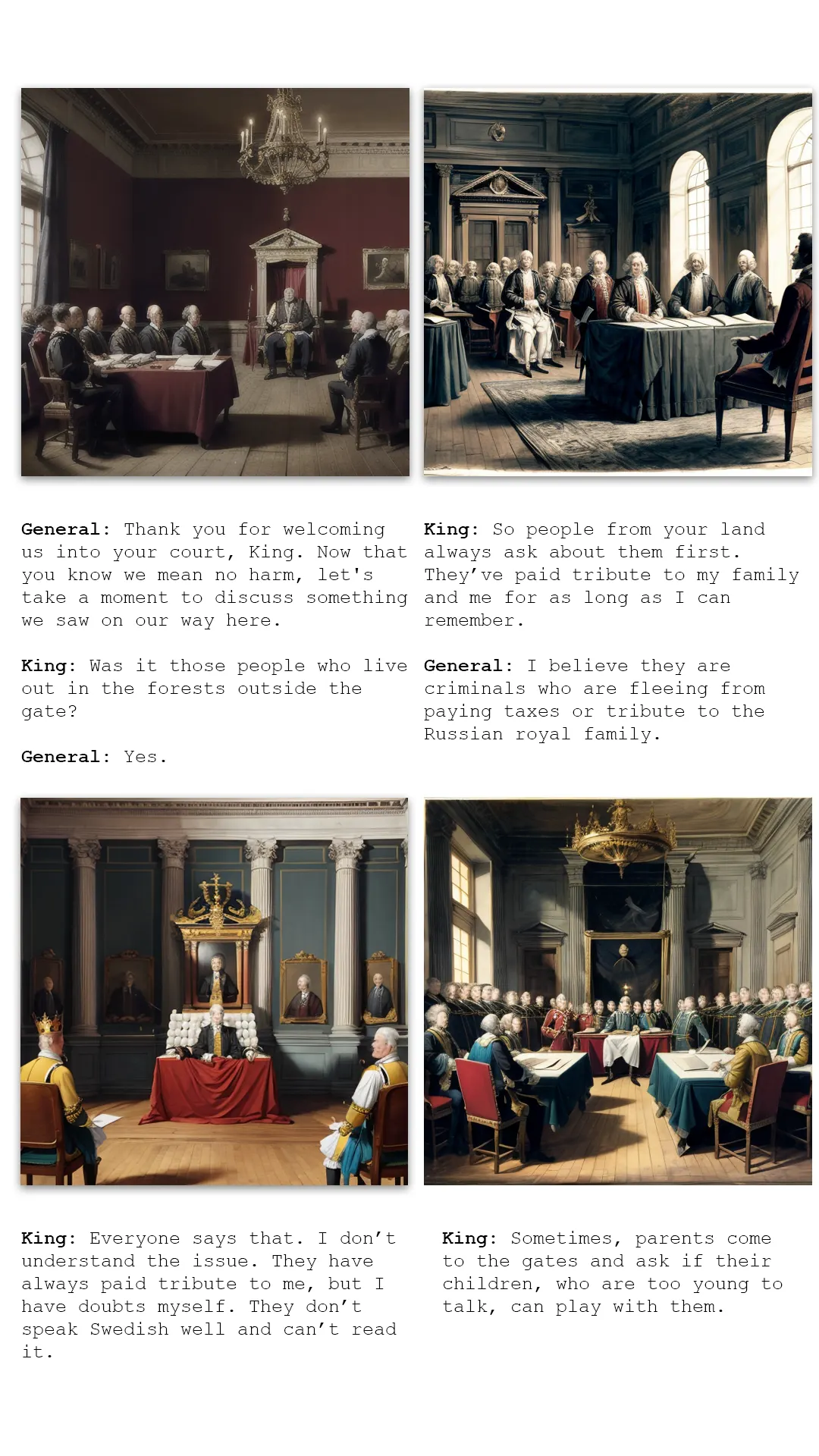 First Meeting — comic page, plate 2 of 2