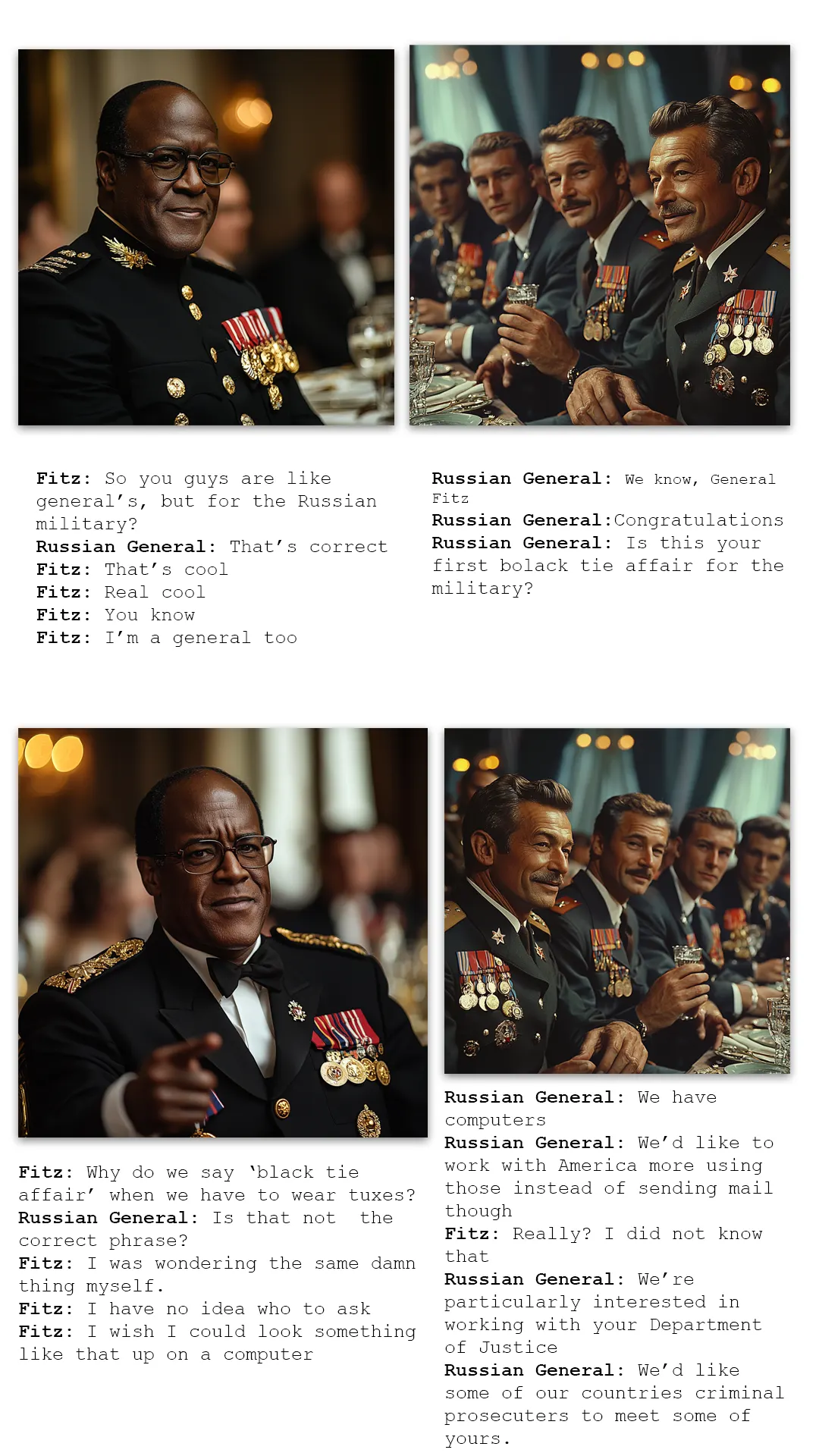 Fitz at the Gala — comic page