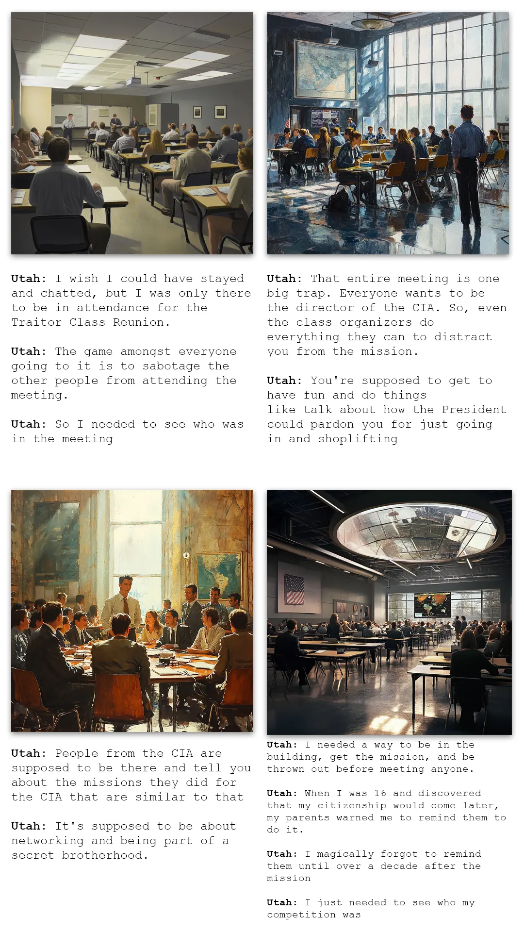 Stayed and Chatted — comic page, plate 2 of 2