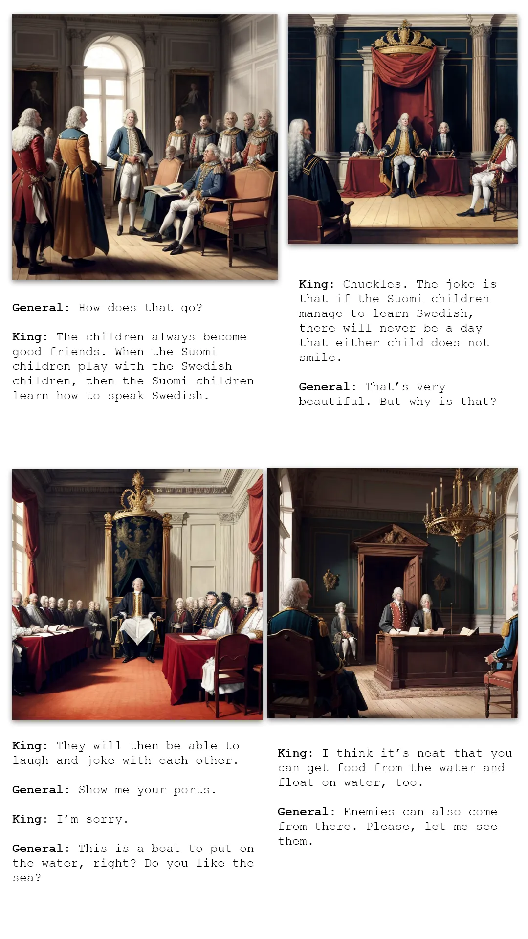 Finnish and Swedish Diplomacy — comic page